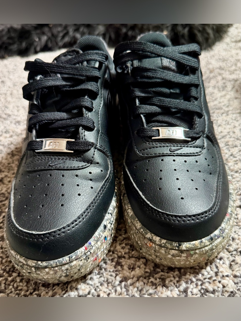 Youth 4.5 Nike Air Force 1 Low from the “Recycled Wool Pack”